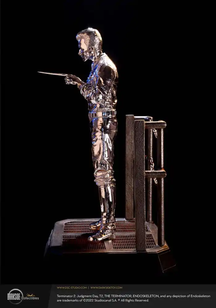 Terminator 2 Judgement Day Statueta Premium 1/3 T-1000 Liquid Metal Editie Aniversara 30 de ani 70 cm poza produsului