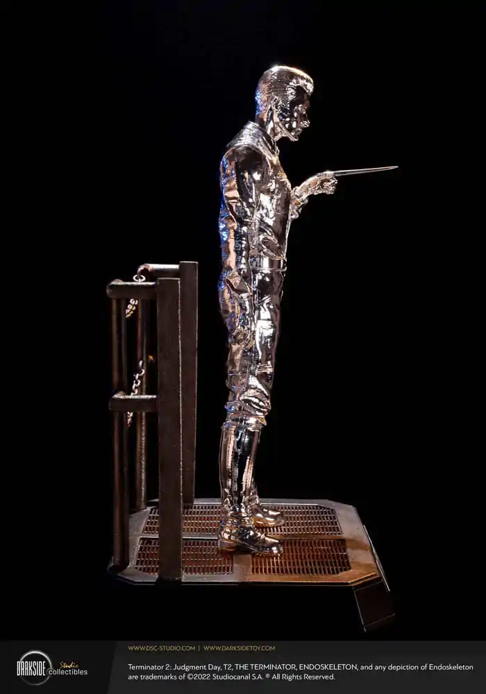 Terminator 2 Judgement Day Statueta Premium 1/3 T-1000 Liquid Metal Editie Aniversara 30 de ani 70 cm poza produsului