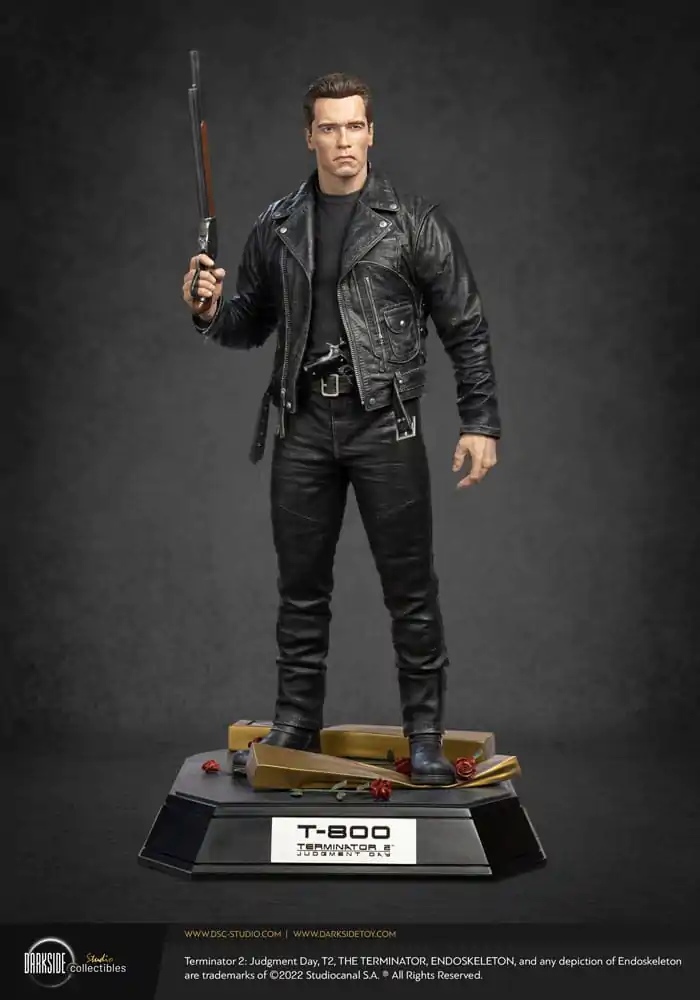 Terminator 2 Judgement Day Statuie 1/3 T-800 30th Anniversary Signature Edition 69 cm poza produsului
