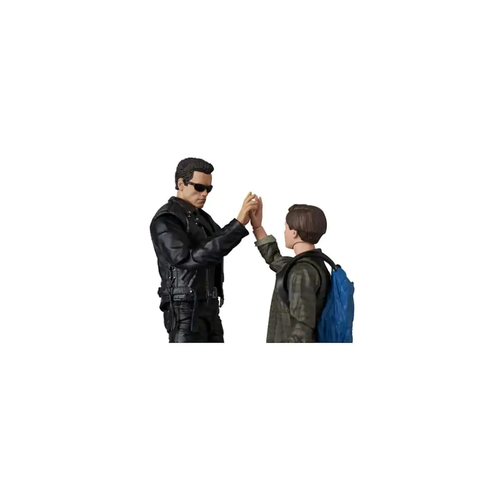 Terminator 2 MAFEX Figurină de acțiune T-800 (T2 Ver.) & John Connor 16 cm poza produsului