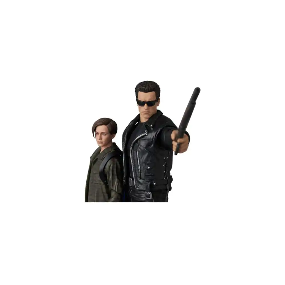 Terminator 2 MAFEX Figurină de acțiune T-800 (T2 Ver.) & John Connor 16 cm poza produsului