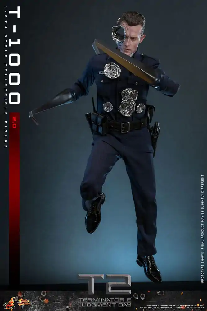 Figurină de acțiune capodoperă film Terminator 2 1/6 T-1000 (2.0) 31 cm poza produsului