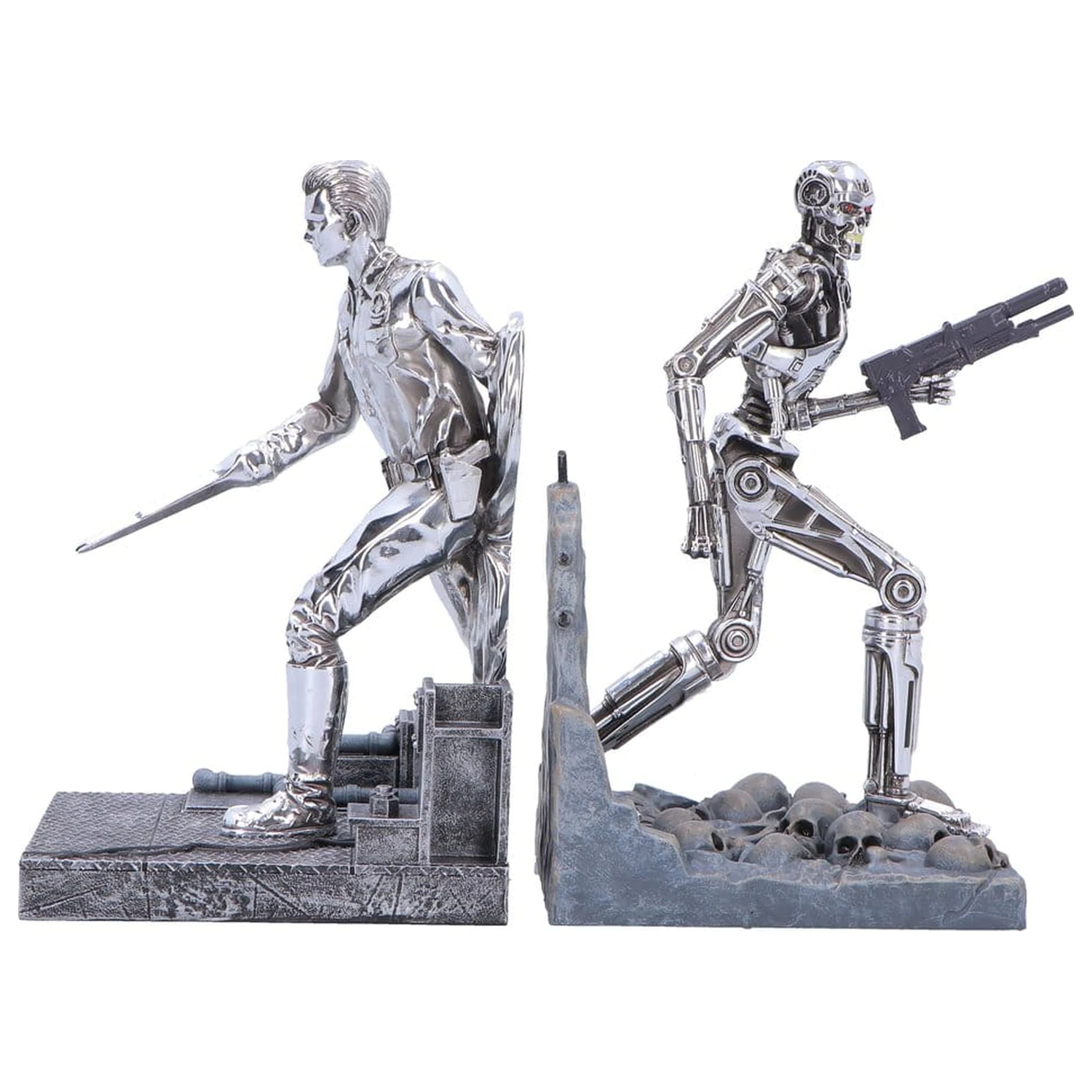Terminator 2 Bookends T-1000 vs T-800 19 cm poza produsului