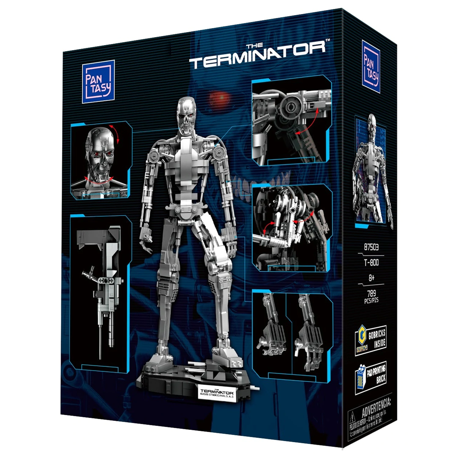 Terminator T-800 Building Block 789 bucati poza produsului