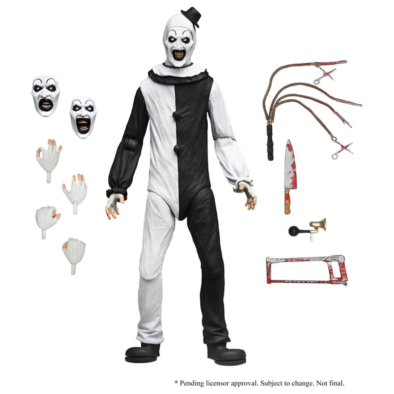 Figurina de acțiune Terrifier 1/4 Art the Clown 45 cm poza produsului