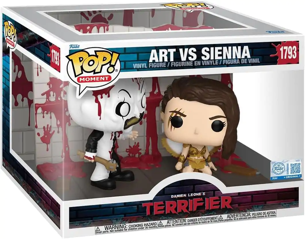 Figurine de vinil Funko POP Moments Terrifier 2 Art vs Sienna 9 cm poza produsului