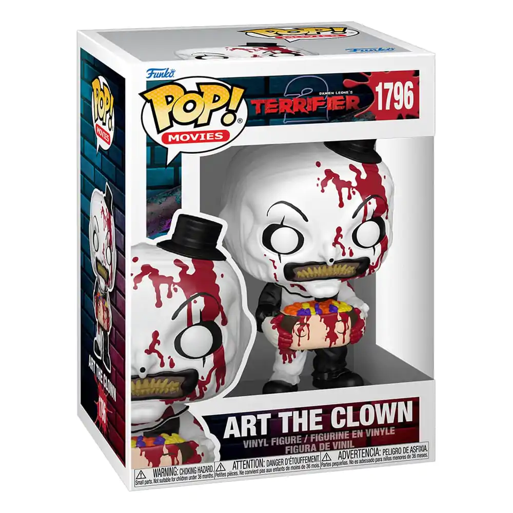 Terrifier 2 Funko POP! Movies figurină de vinil Art the Clown with Candy Filled Head 9 cm poza produsului