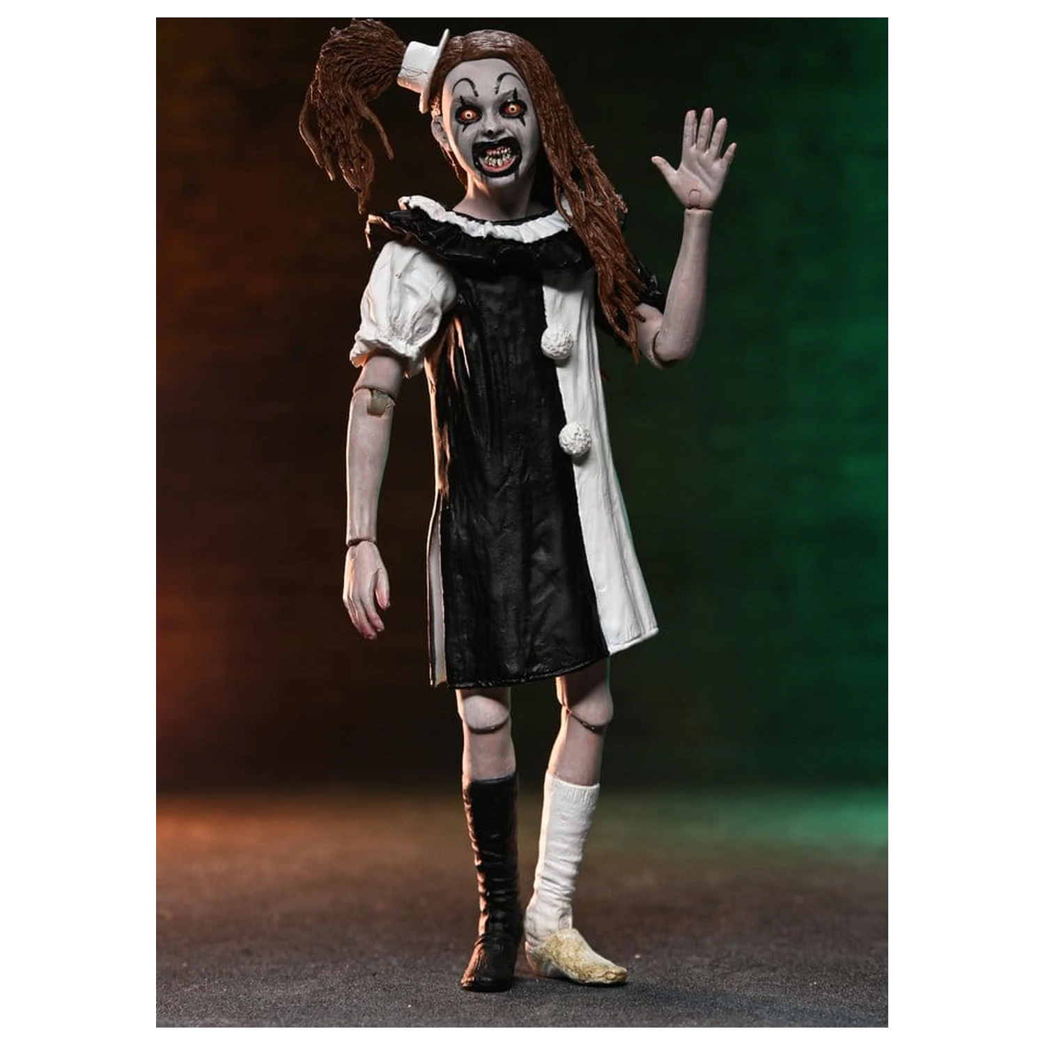 Terrifier 2 Set de 2 figurine de actiune Ultimate Art the Clown si Little Pale Girl 18 cm poza produsului