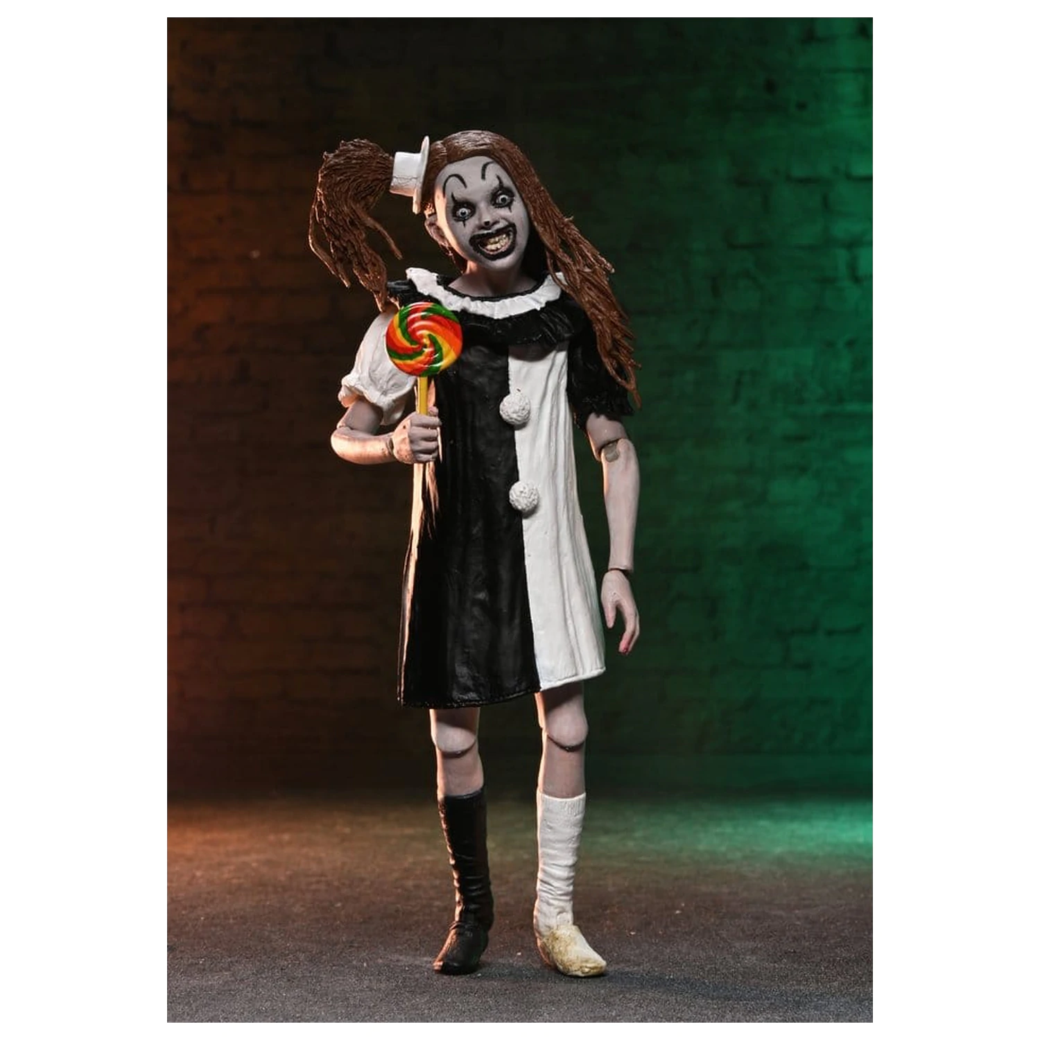 Terrifier 2 Set de 2 figurine de actiune Ultimate Art the Clown si Little Pale Girl 18 cm poza produsului