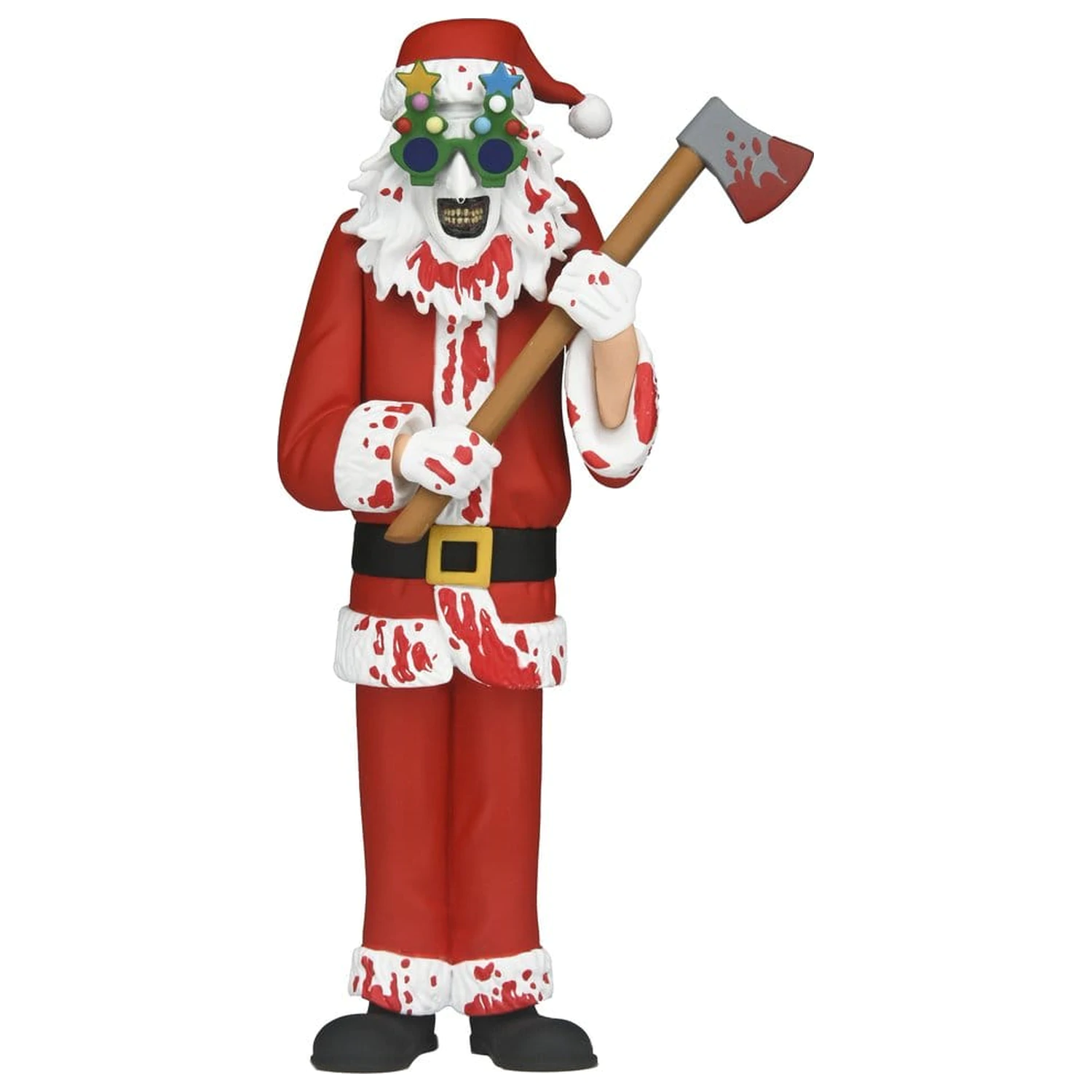 Terrifier 3 Toony Terrors Action Figure Santa Suit Art the Clown (Bloody Version) 15 cm poza produsului