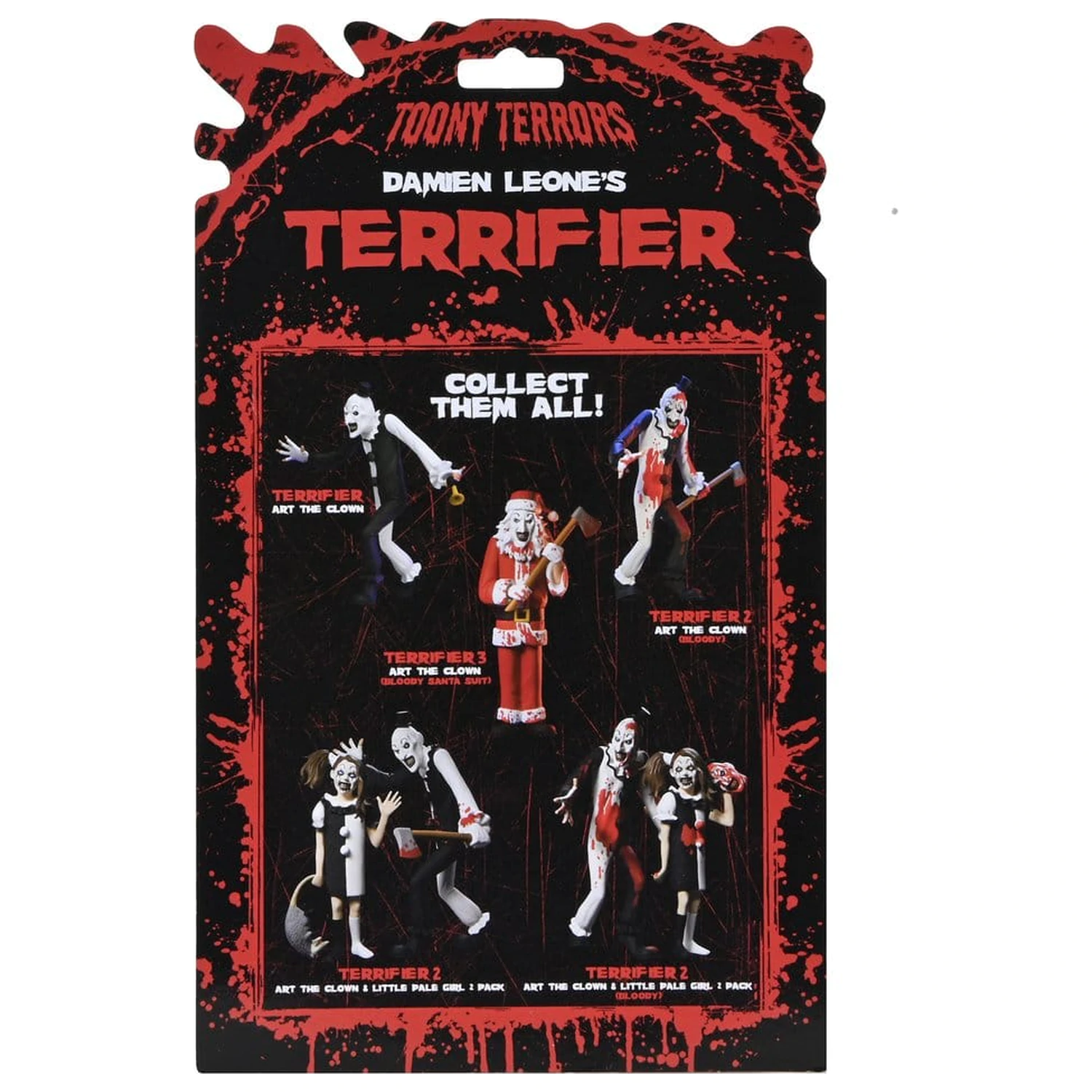 Terrifier 3 Toony Terrors Action Figure Santa Suit Art the Clown (Bloody Version) 15 cm poza produsului