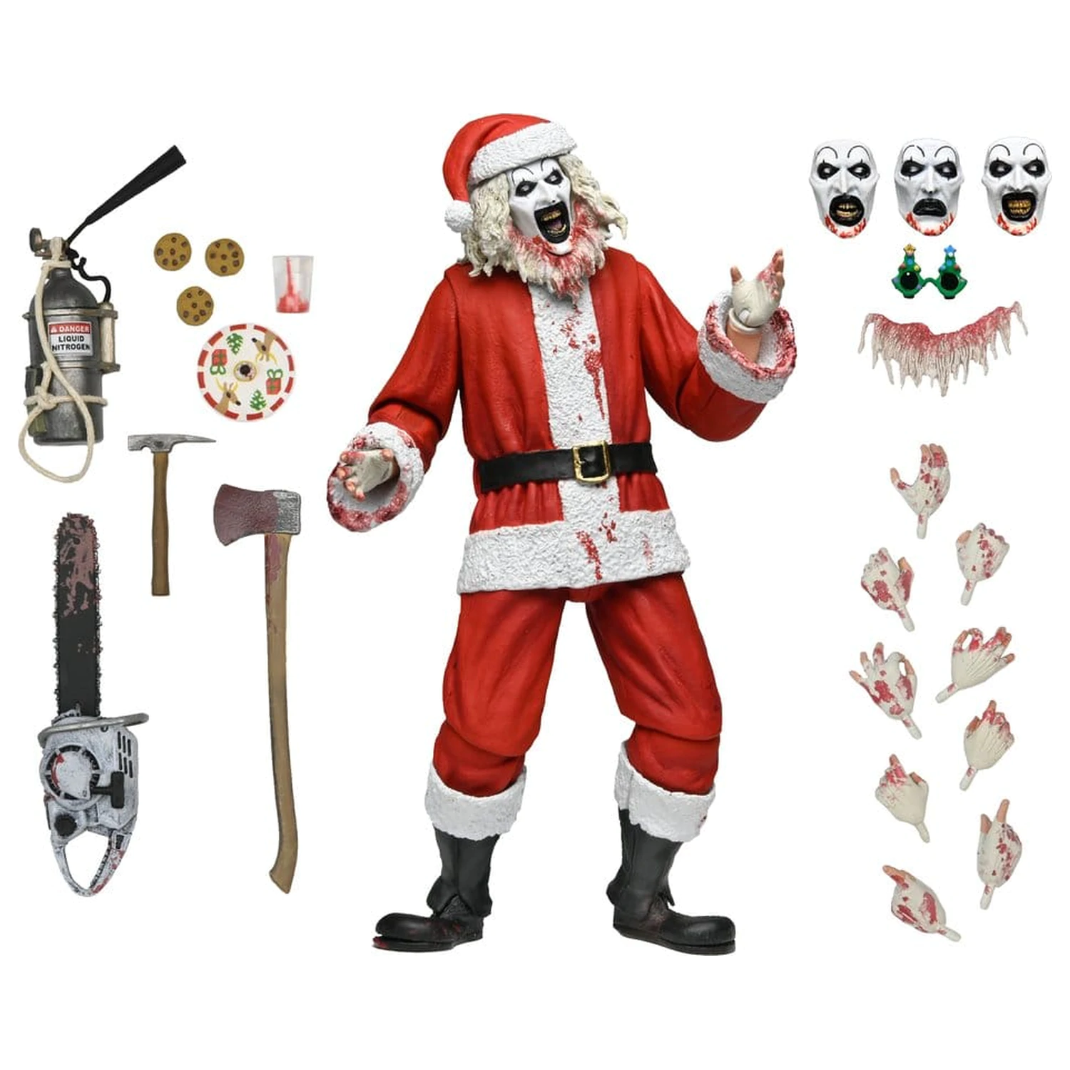 Terrifier 3 Figurina de actiune Ultimate Santa Suit Art the Clown (Bloody Version) 18 cm poza produsului