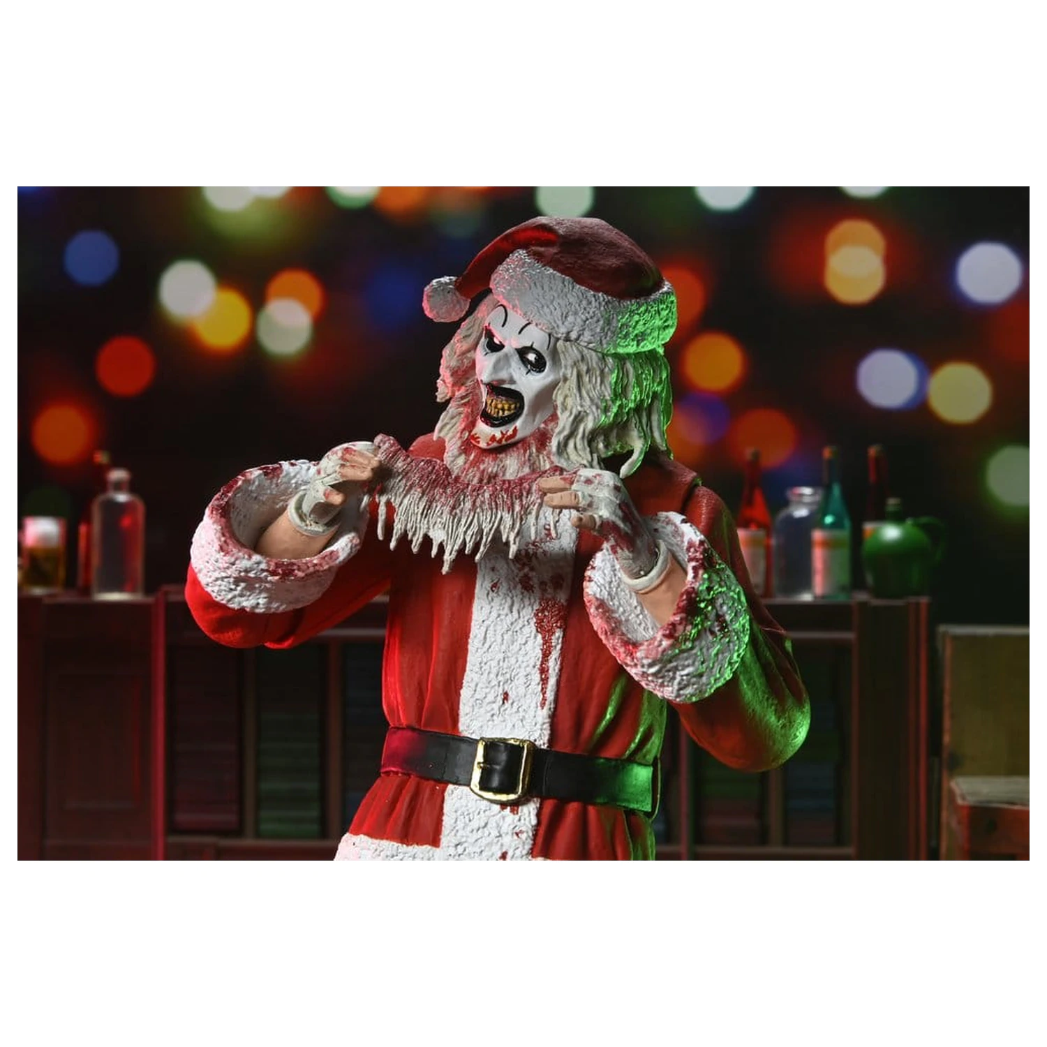 Terrifier 3 Figurina de actiune Ultimate Santa Suit Art the Clown (Bloody Version) 18 cm poza produsului