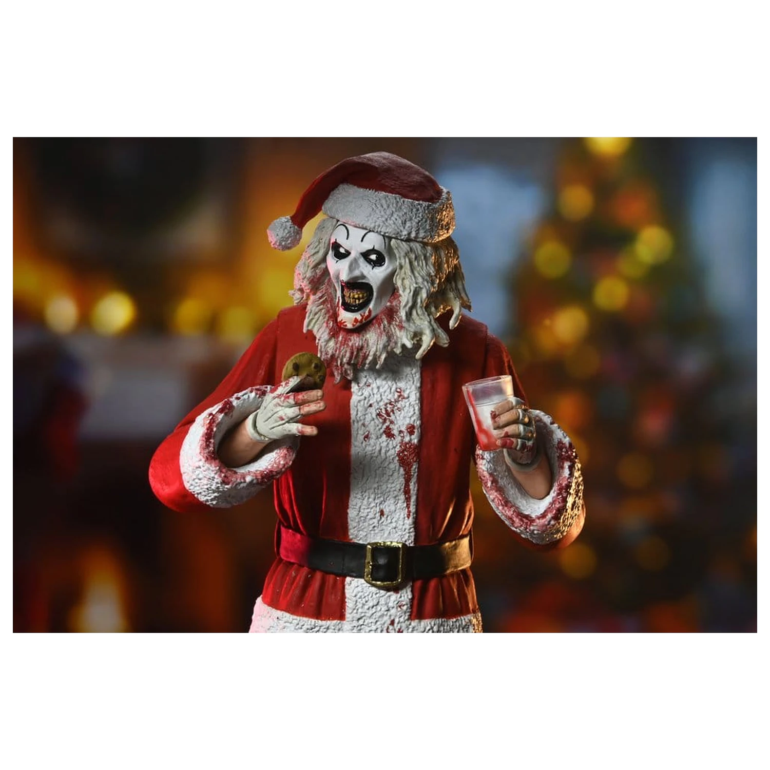 Terrifier 3 Figurina de actiune Ultimate Santa Suit Art the Clown (Bloody Version) 18 cm poza produsului