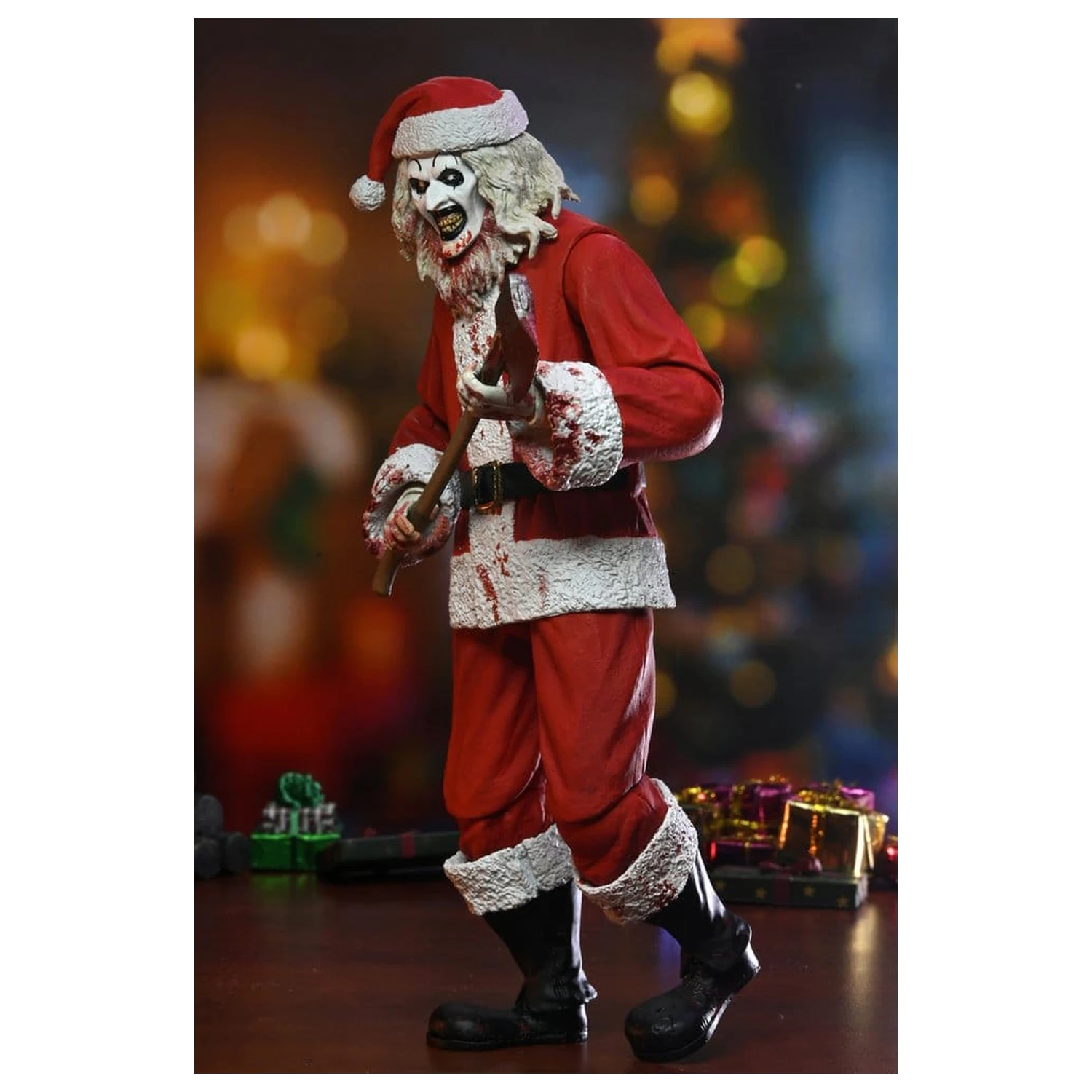 Terrifier 3 Figurina de actiune Ultimate Santa Suit Art the Clown (Bloody Version) 18 cm poza produsului