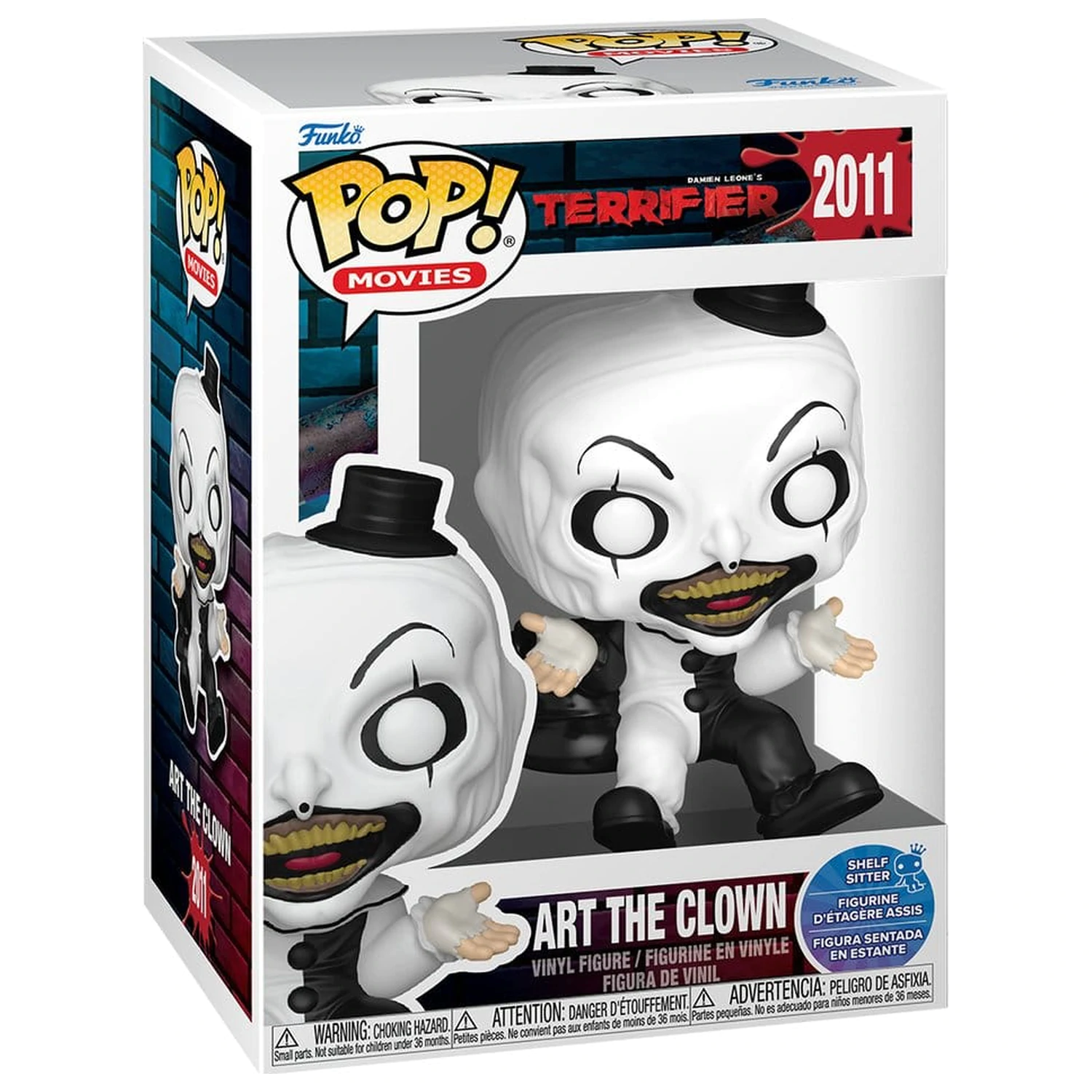 Terrifier Funko POP! Movies Figurină de vinil Art the Clown (Horror Sitters) 9 cm poza produsului