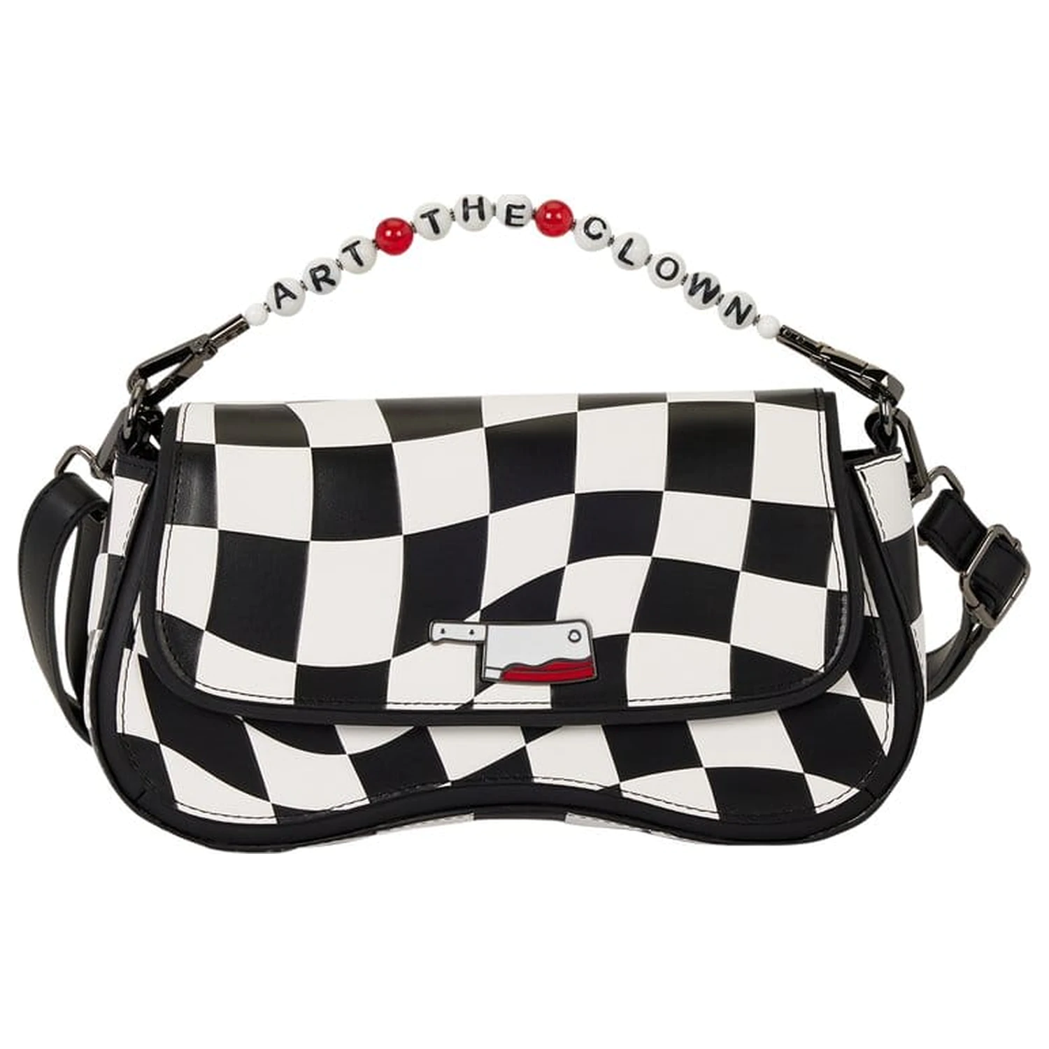 Geantă crossbody Terrifier by Loungefly Crossbody Bag Art the Clown Checkered poza produsului