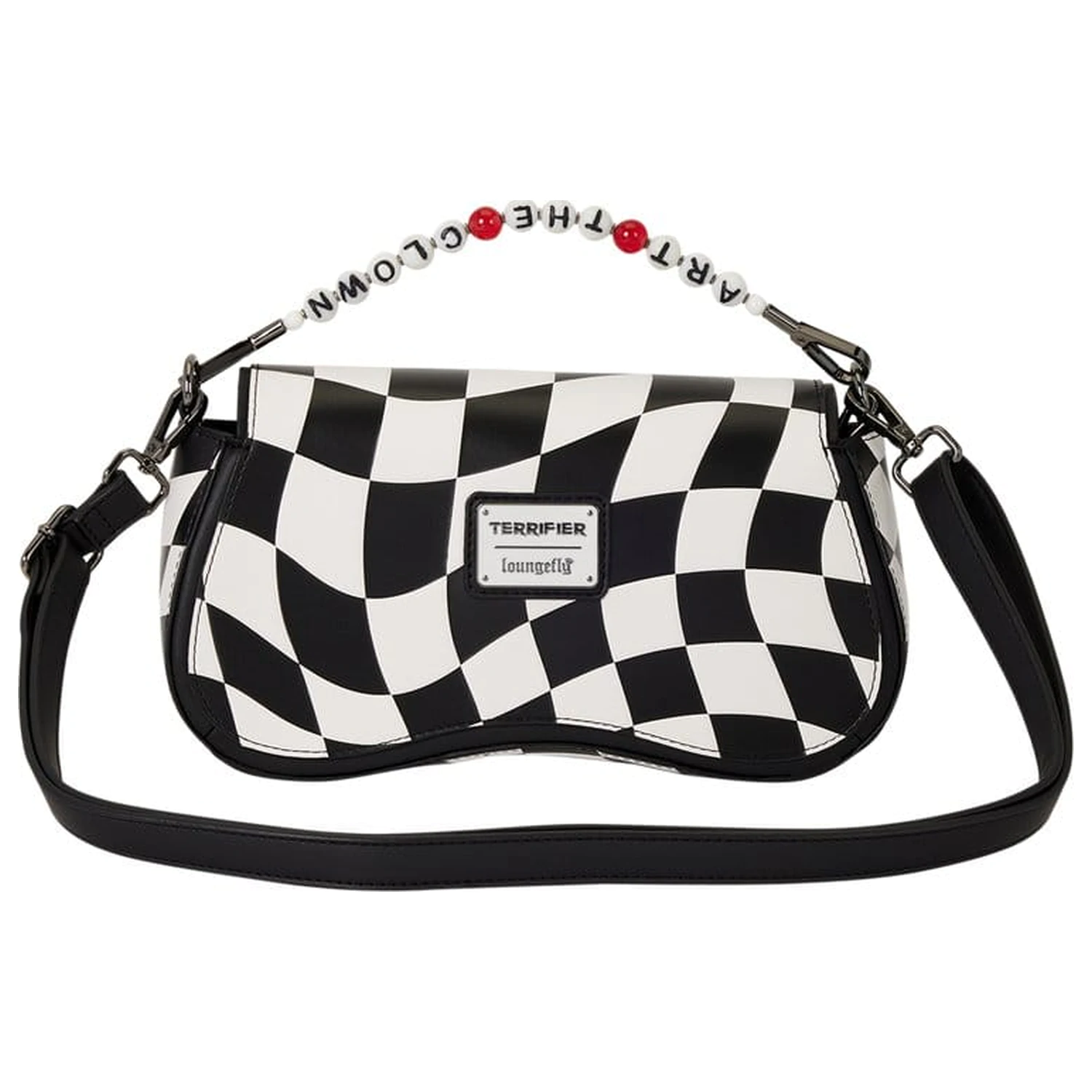 Geantă crossbody Terrifier by Loungefly Crossbody Bag Art the Clown Checkered poza produsului