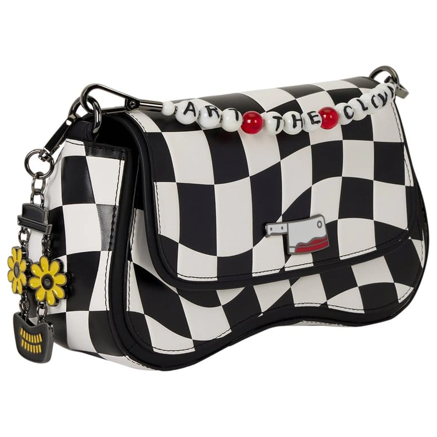 Geantă crossbody Terrifier by Loungefly Crossbody Bag Art the Clown Checkered poza produsului