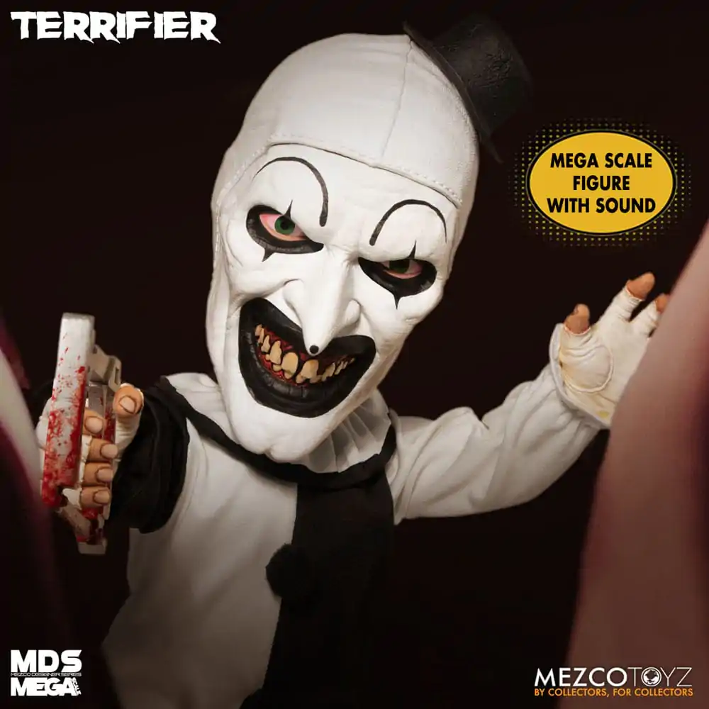 Terrifier MDS Mega Scale Plus Jucărie de pluș Art the Clown cu Sunet 38 cm poza produsului