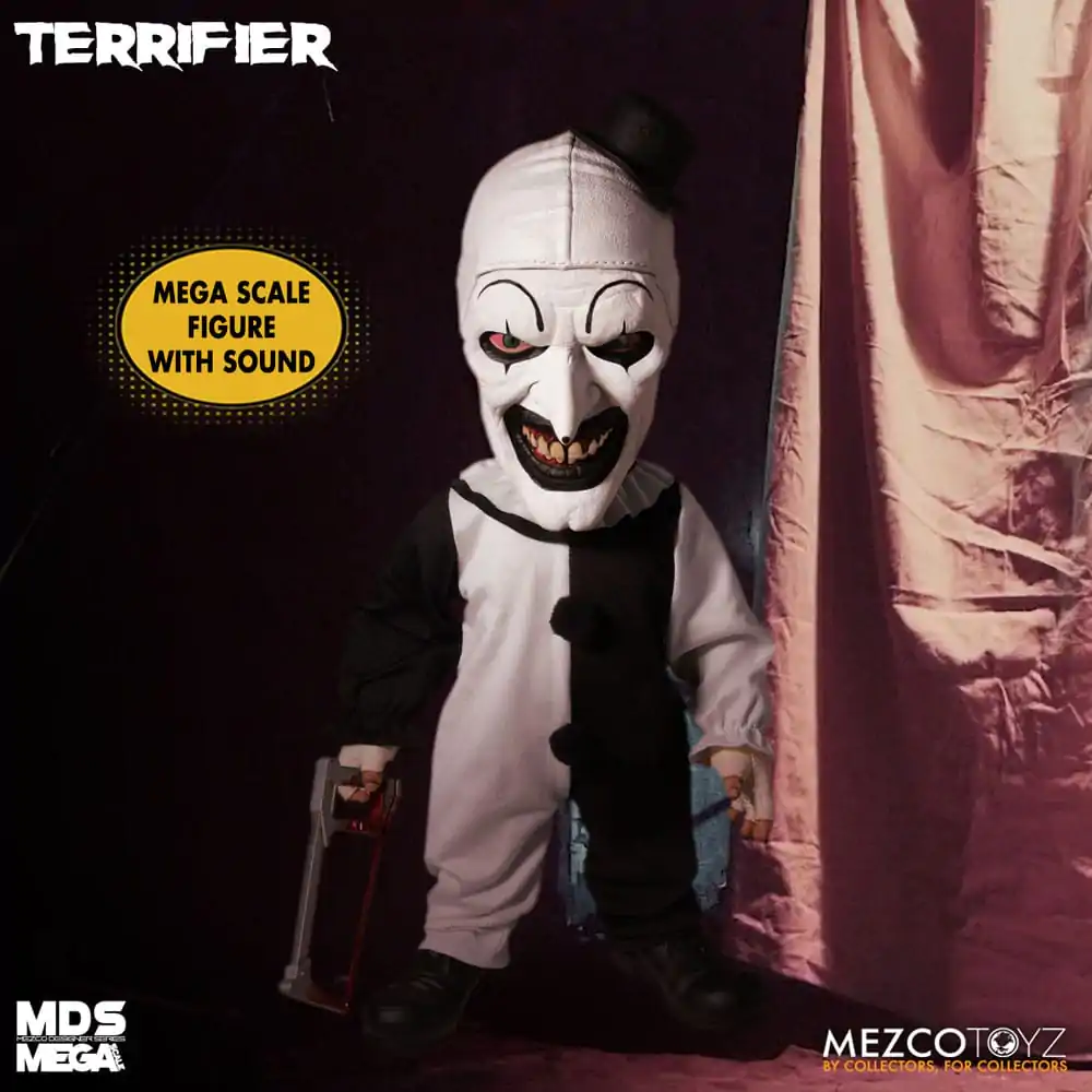 Terrifier MDS Mega Scale Plus Jucărie de pluș Art the Clown cu Sunet 38 cm poza produsului
