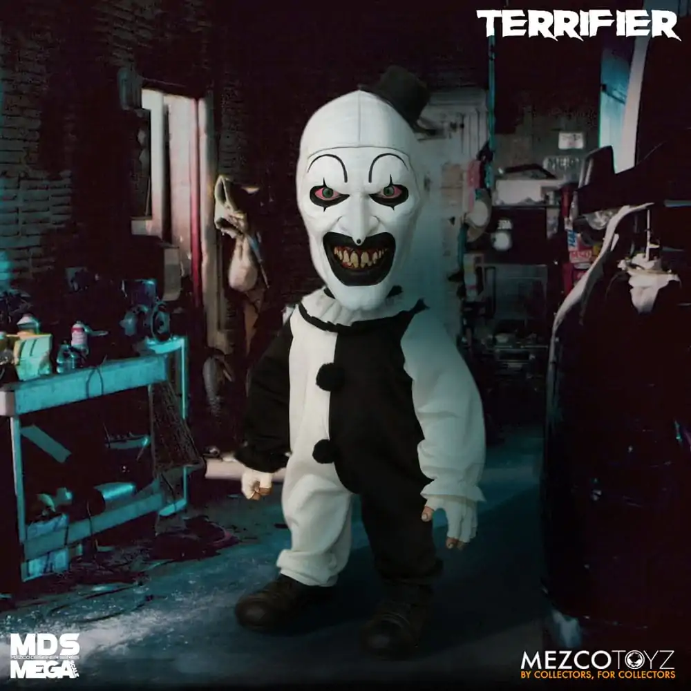 Terrifier MDS Mega Scale Plus Jucărie de pluș Art the Clown cu Sunet 38 cm poza produsului