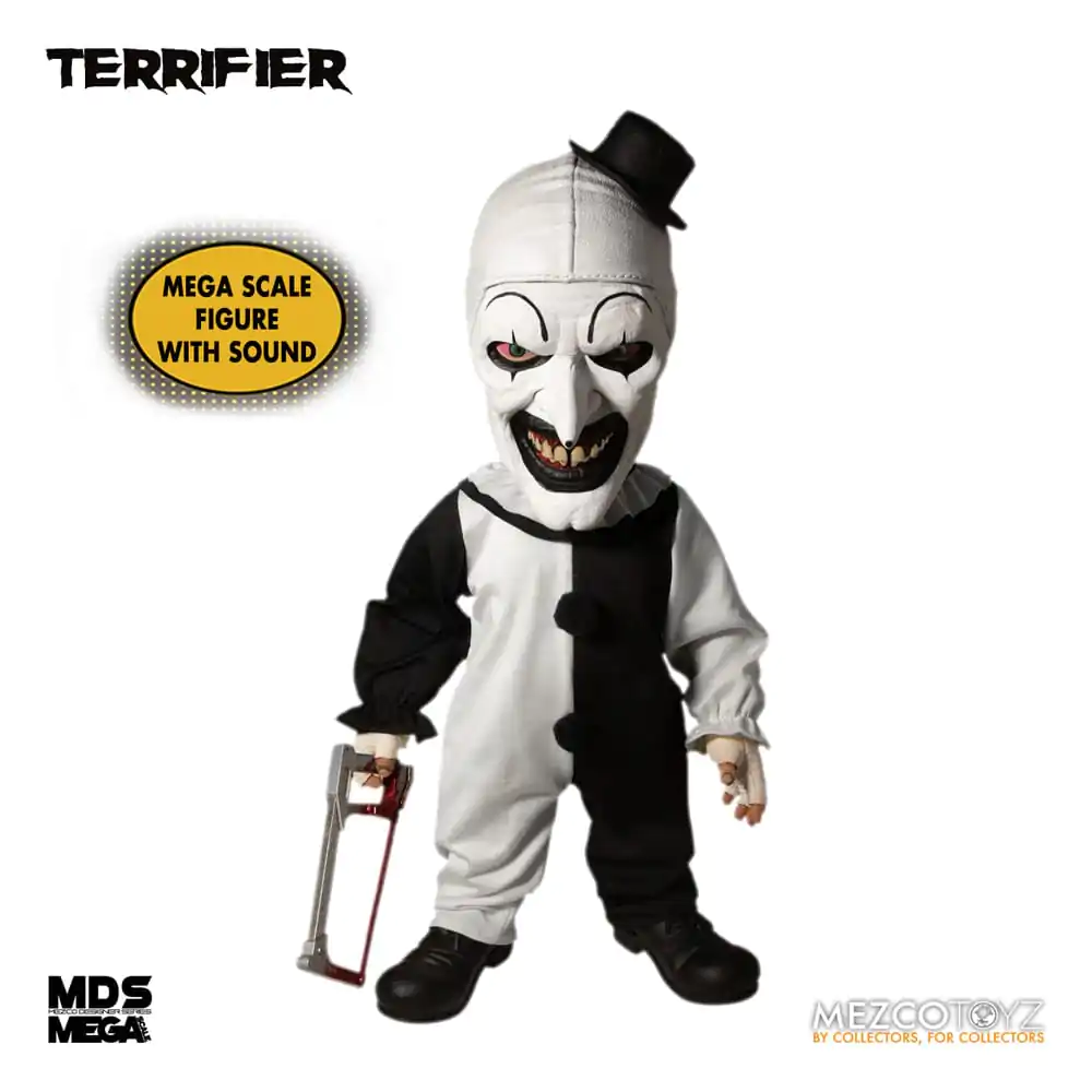 Terrifier MDS Mega Scale Plus Jucărie de pluș Art the Clown cu Sunet 38 cm poza produsului