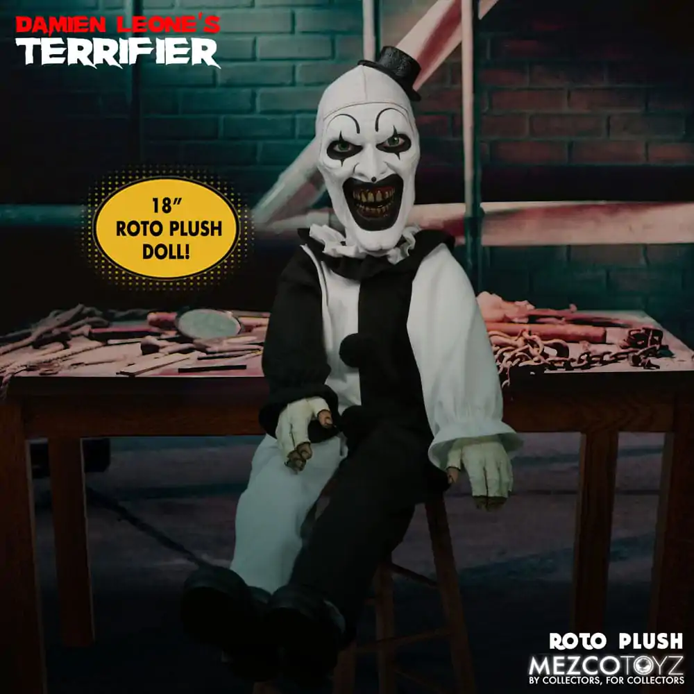 Terrifier Roto Figurina de pluș Art the Clown 46 cm poza produsului