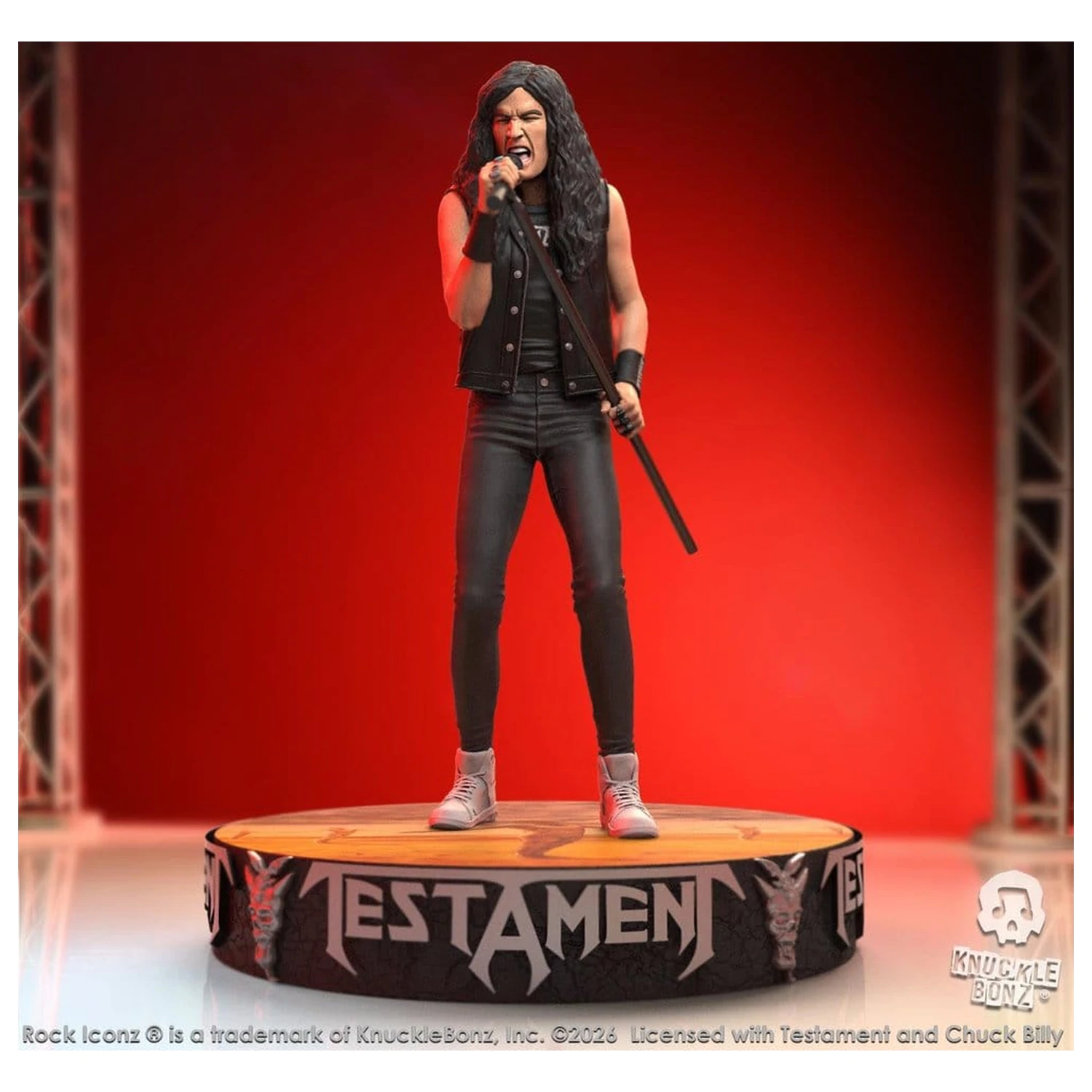 Testament Rock Iconz Statuie Chuck Billy 22 cm poza produsului