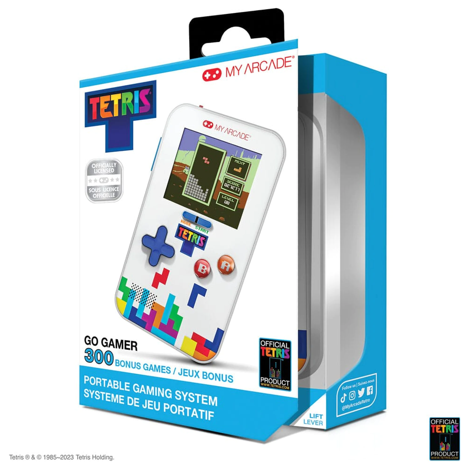 Tetris Portabil Sistem Video de Gaming Go Gamer poza produsului