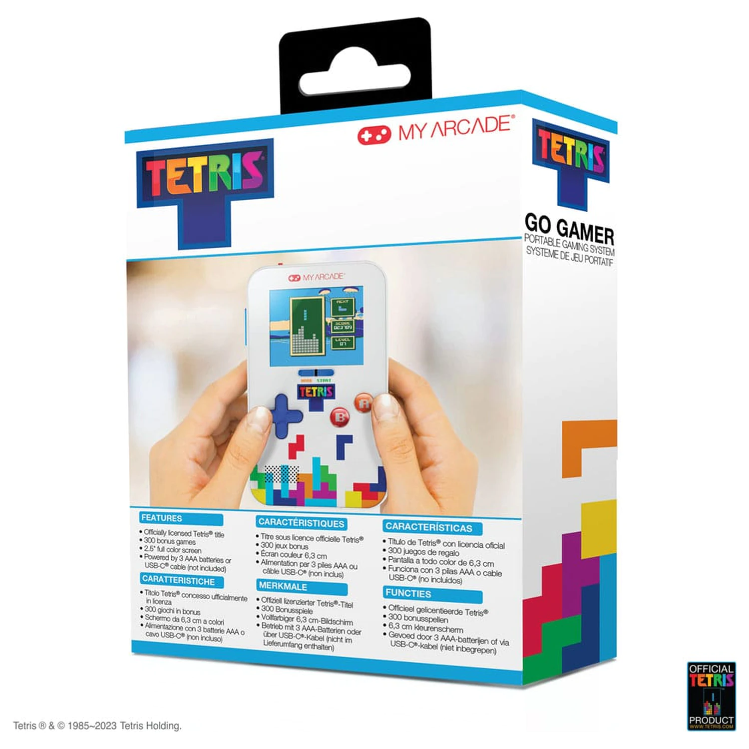 Tetris Portabil Sistem Video de Gaming Go Gamer poza produsului