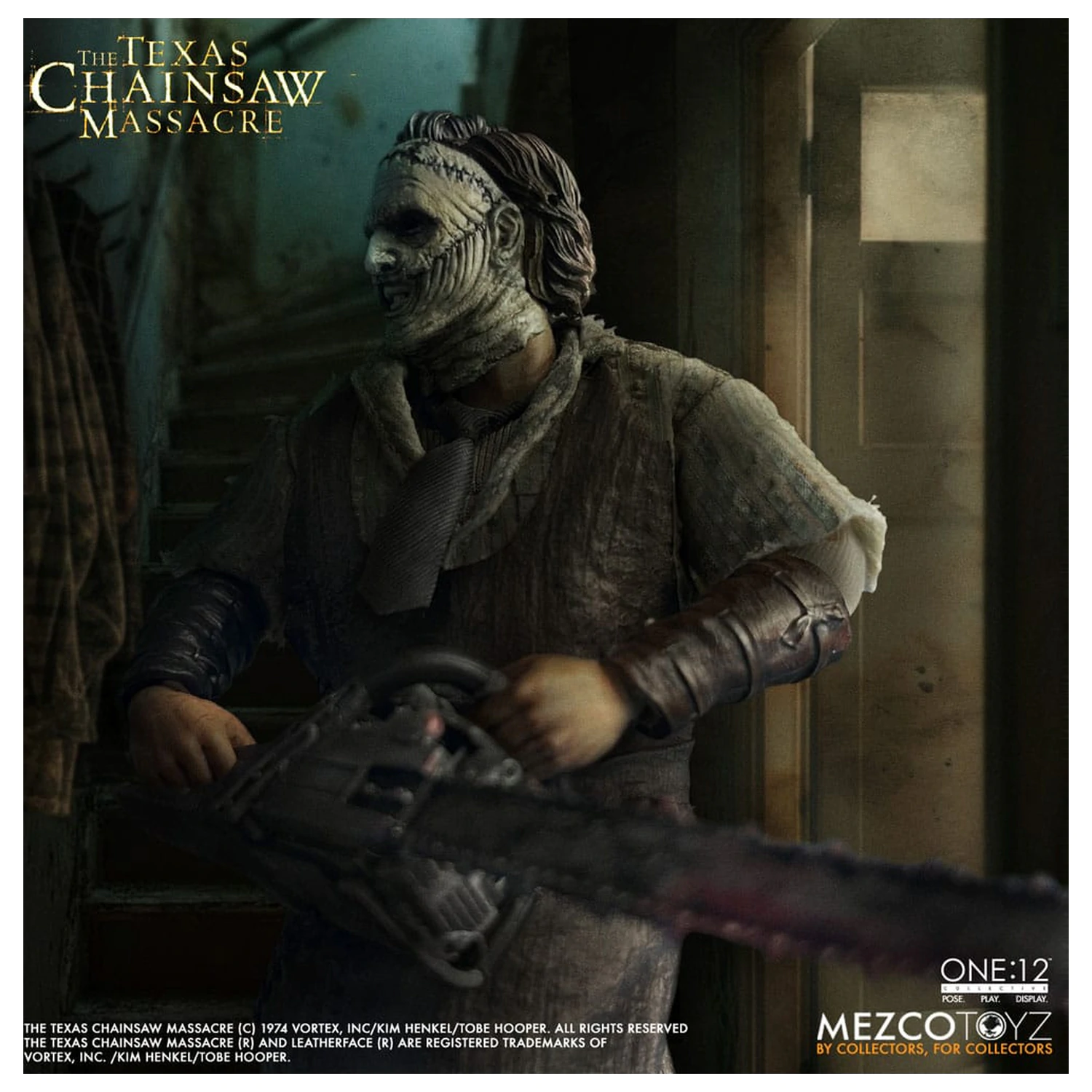 Texas Chainsaw Massacre (2003) figurină de acțiune 1/12 Leatherface 17 cm poza produsului