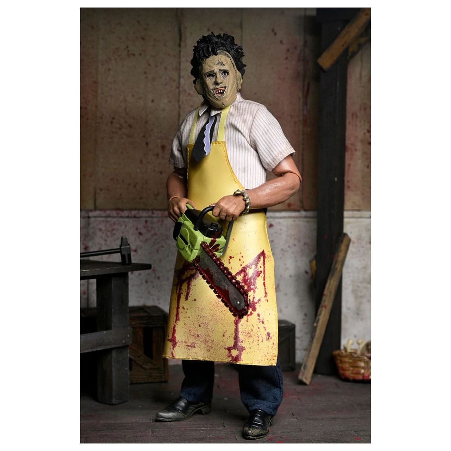 Texas Chainsaw Massacre Clothed figurina articulata Leatherface 20 cm poza produsului