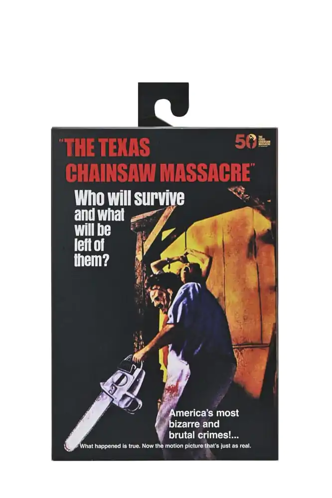 Texas Chainsaw Massacre Figurină de Acțiune îmbrăcată Leatherface 50th Anniversary 20 cm poza produsului