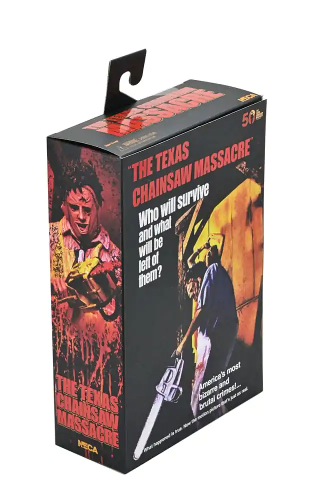 Texas Chainsaw Massacre Figurină de Acțiune îmbrăcată Leatherface 50th Anniversary 20 cm poza produsului