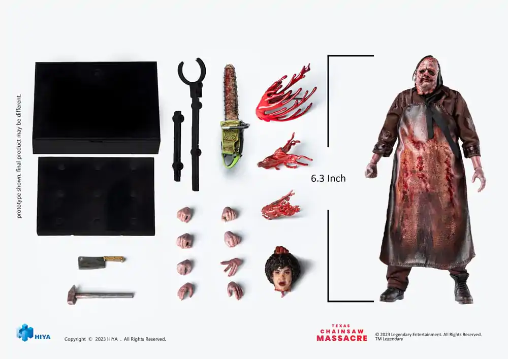 Figurină de acțiune Exquisite Super Series 1/12 Texas Chainsaw Massacre 2022 Leatherface poza produsului