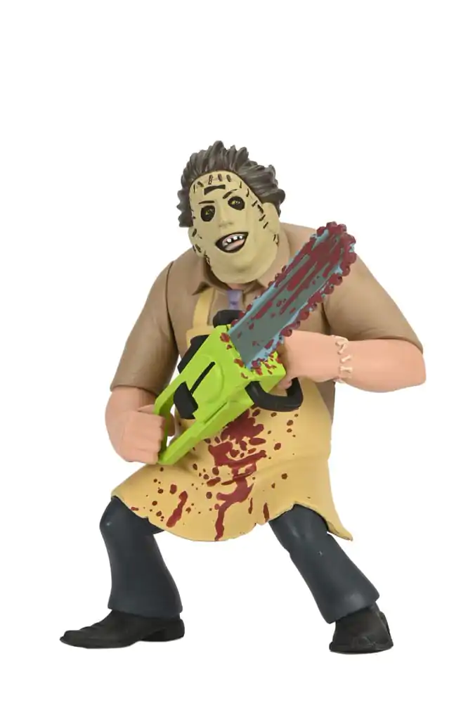 Texas Chainsaw Massacre Toony Terrors figurină de acțiune 50th Anniversary Leatherface (Bloody) 15 cm poza produsului