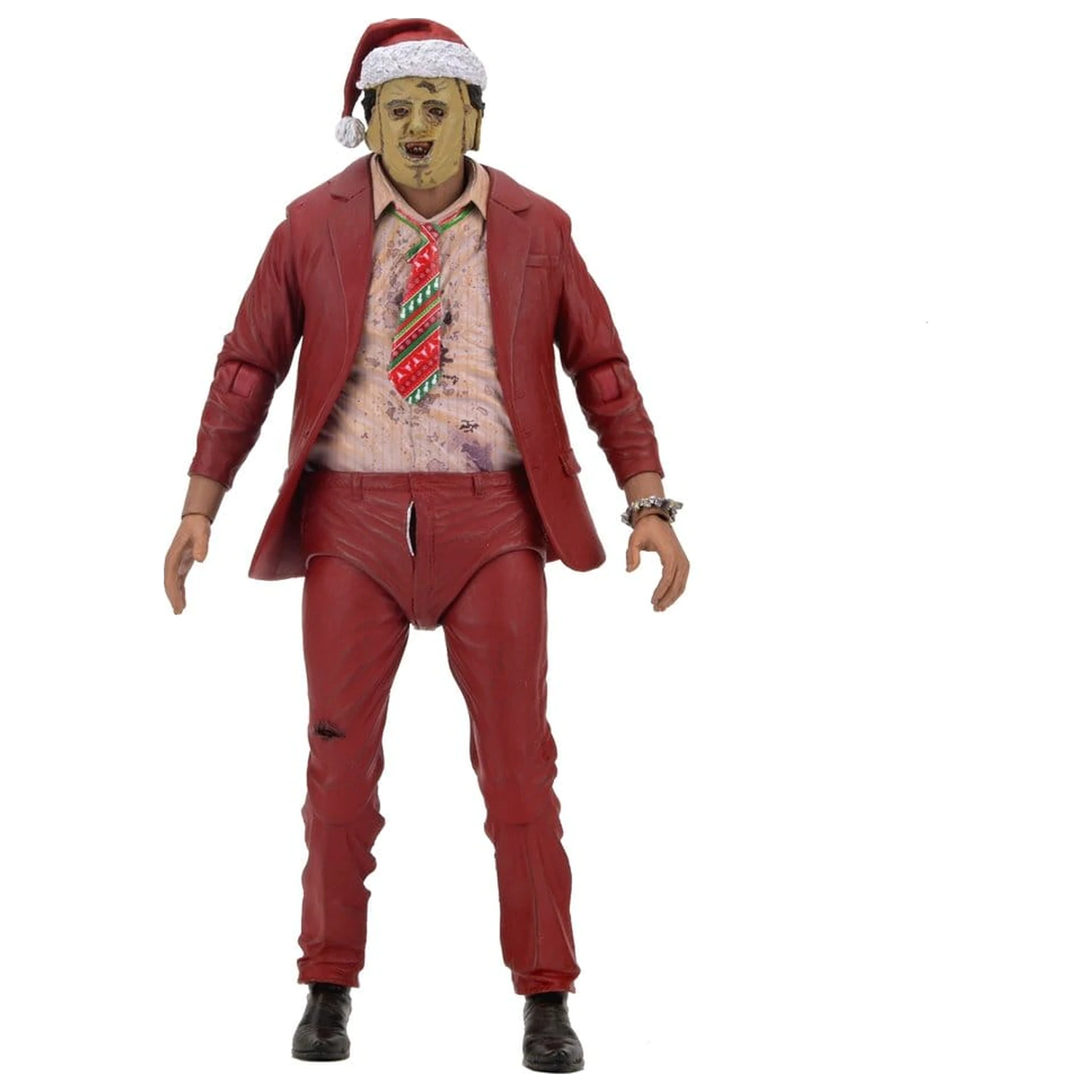 Texas Chainsaw Massacre Ultimate Action Figura Santa Leatherface 18 cm poza produsului