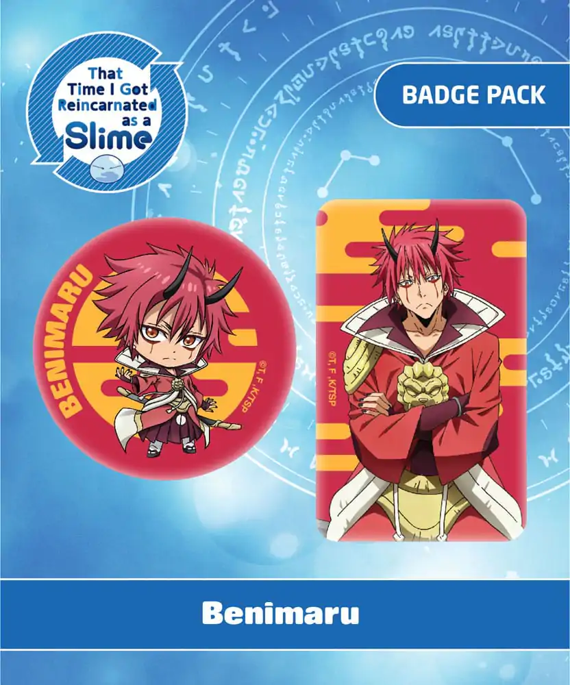 That Time I Got Reincarnated as a Slime Insigne Set de 2 bucati Benimaru poza produsului