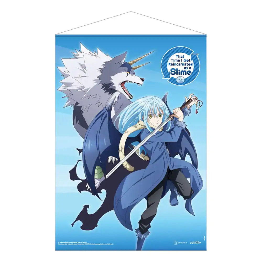 That Time I Got Reincarnated as a Slime Wallscroll Rimuru & Ranga 50 x 70 cm poza produsului