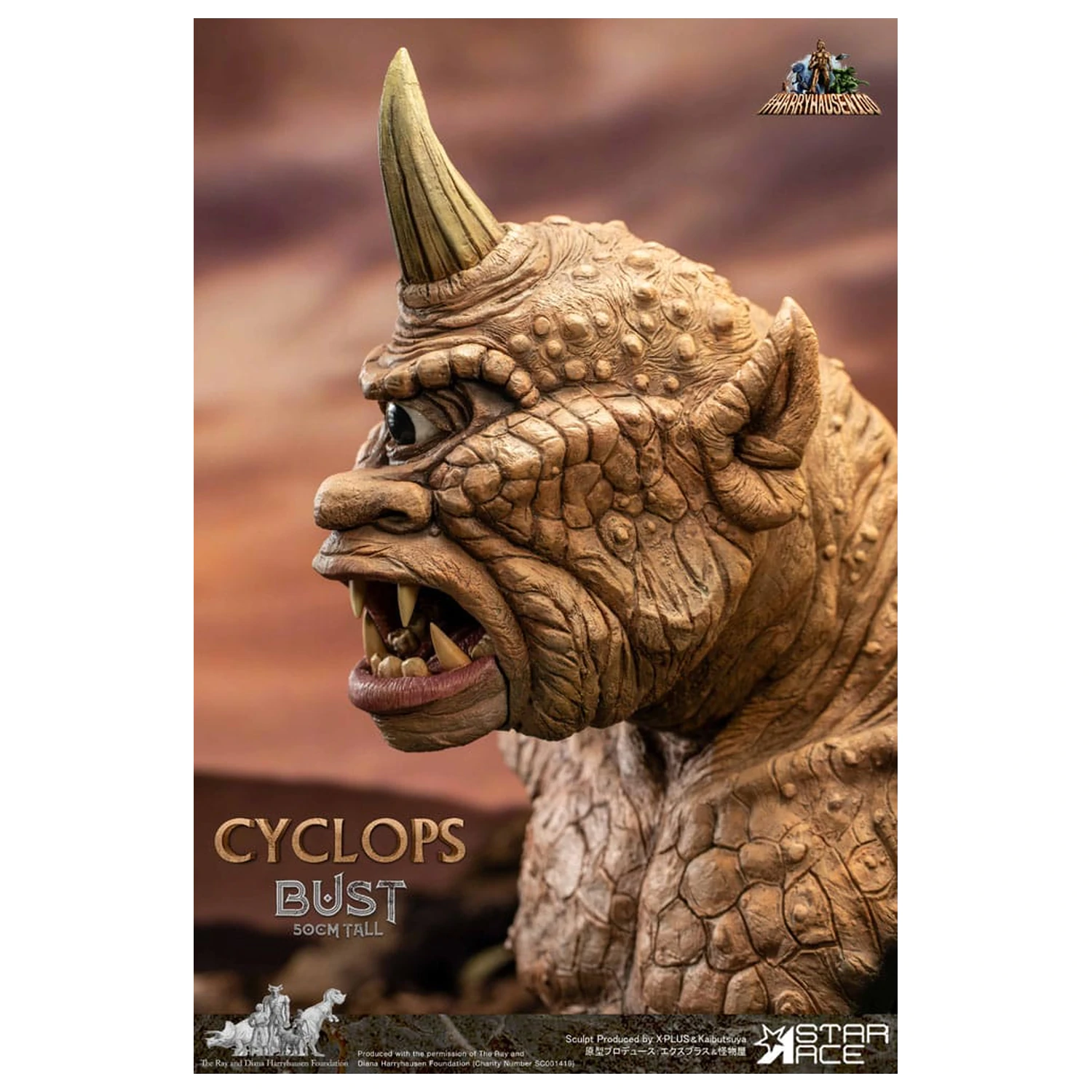 The 7th Voyage of Sinbad Bust Ray Harryhausen's Cyclops 50 cm poza produsului