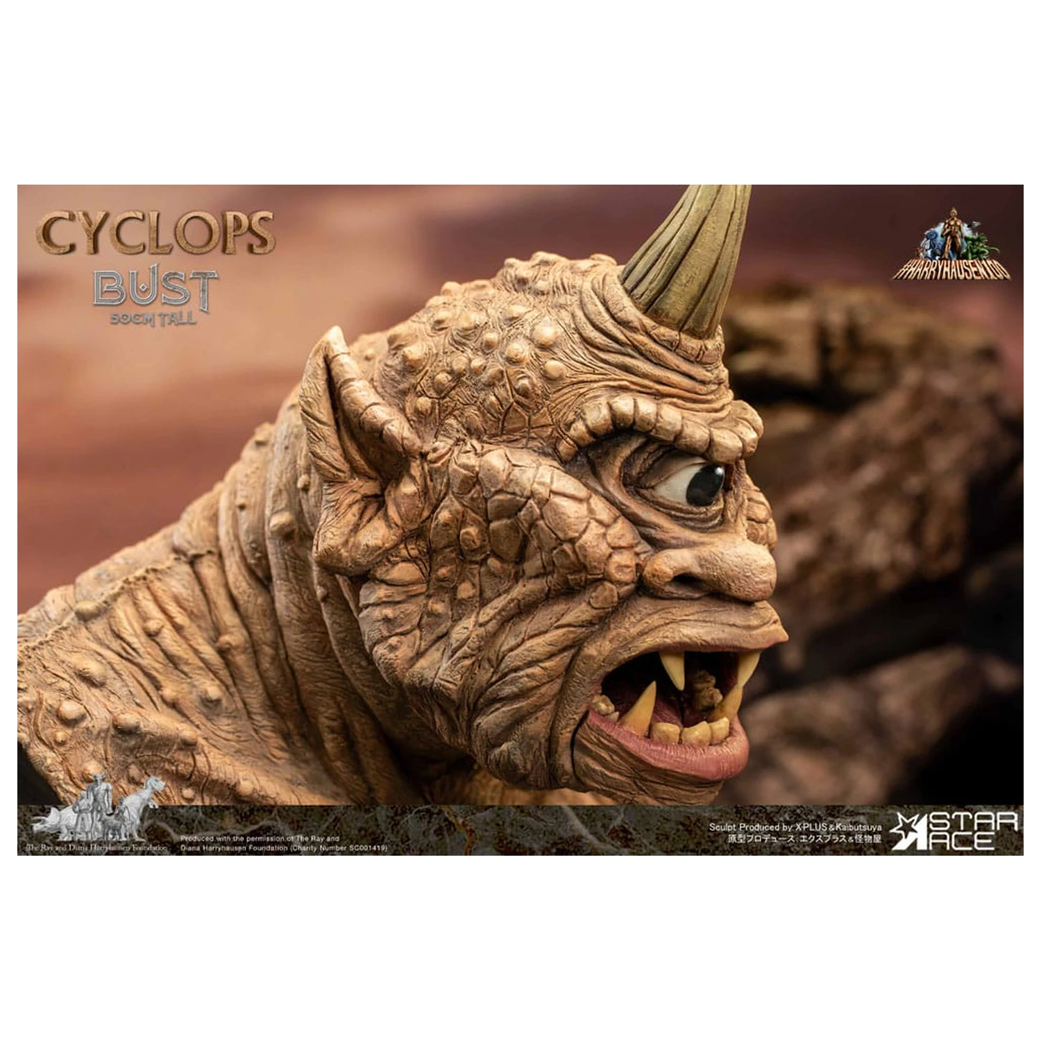 The 7th Voyage of Sinbad Bust Ray Harryhausen's Cyclops 50 cm poza produsului