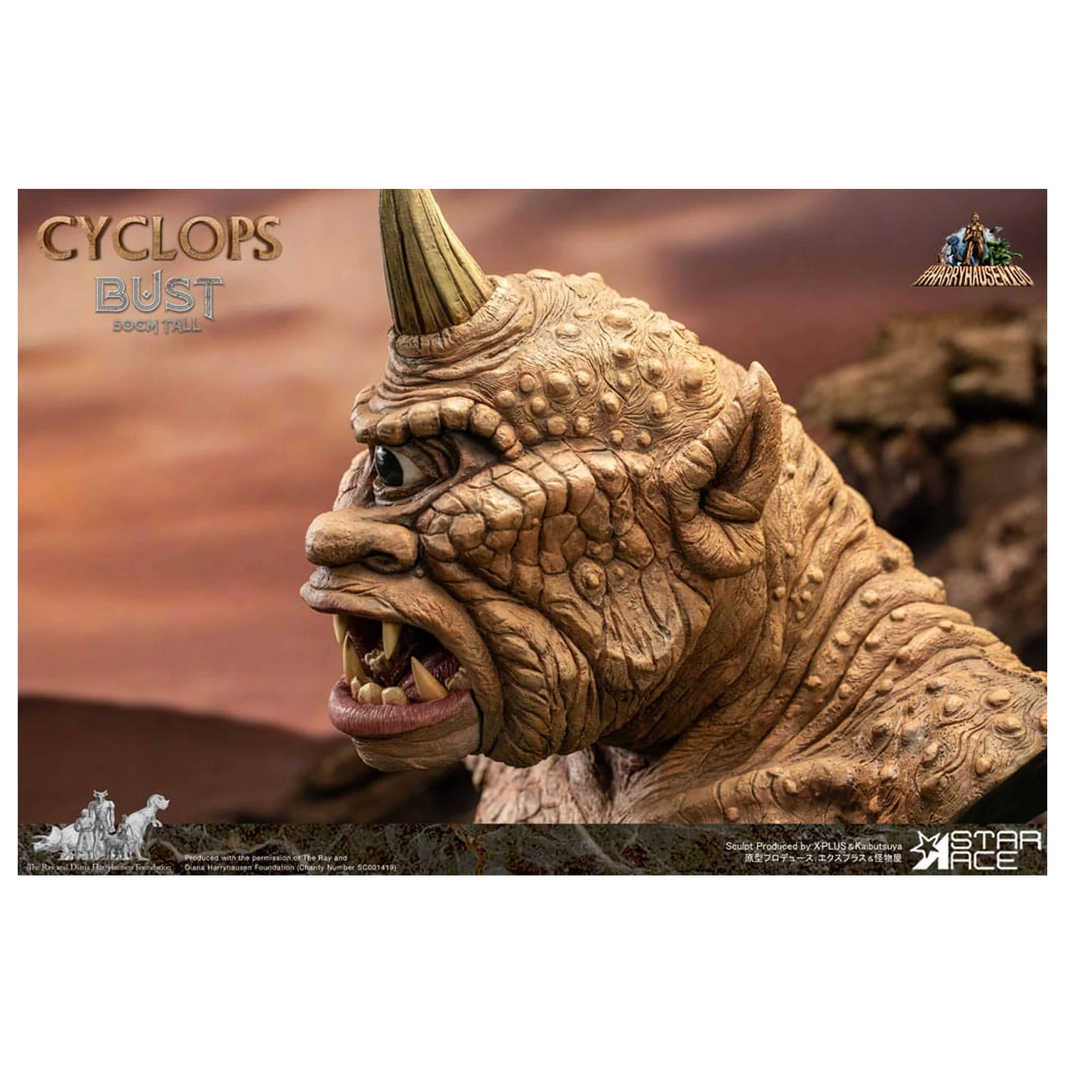 The 7th Voyage of Sinbad Bust Ray Harryhausen's Cyclops 50 cm poza produsului