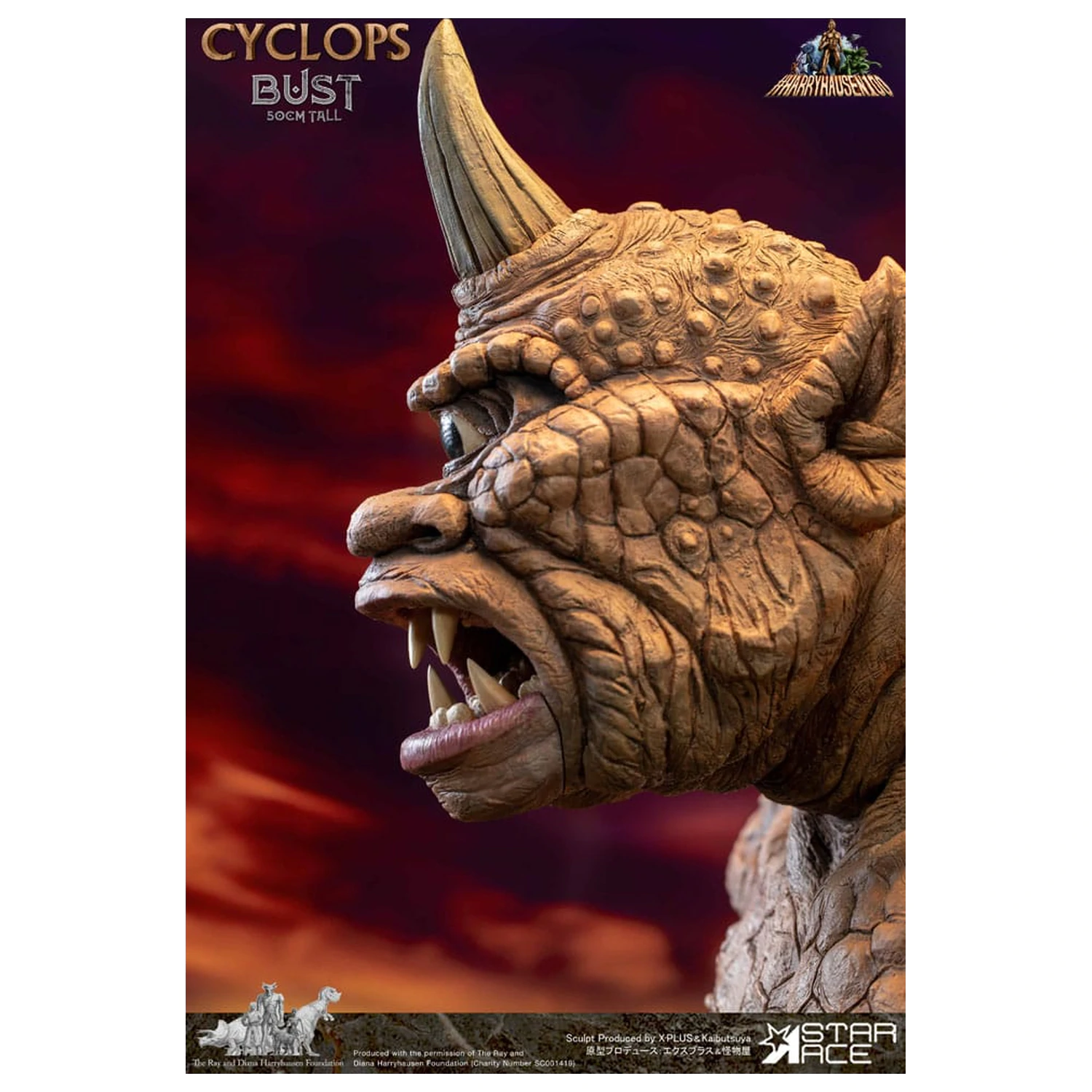 The 7th Voyage of Sinbad Bust Ray Harryhausen's Cyclops 50 cm poza produsului
