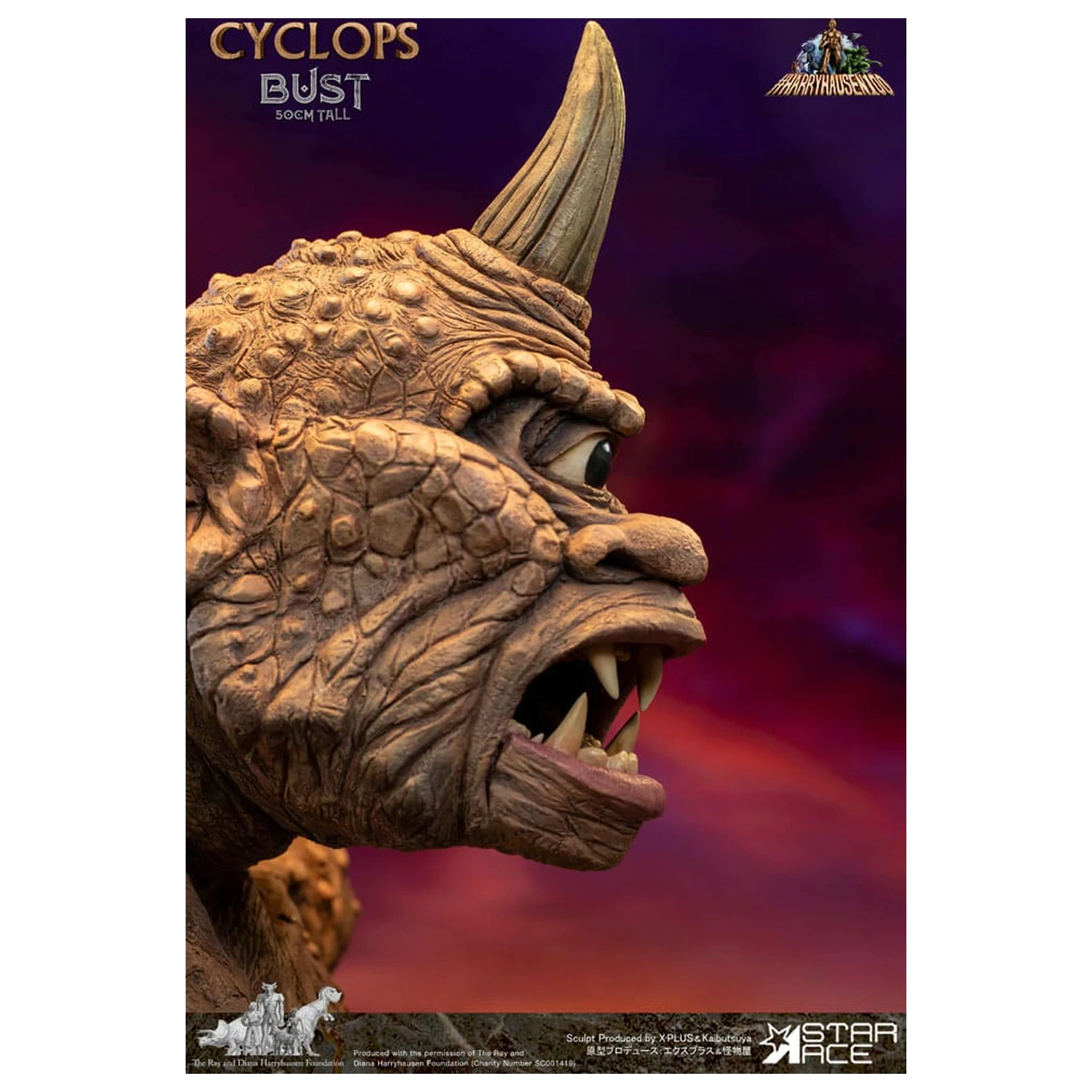 The 7th Voyage of Sinbad Bust Ray Harryhausen's Cyclops 50 cm poza produsului
