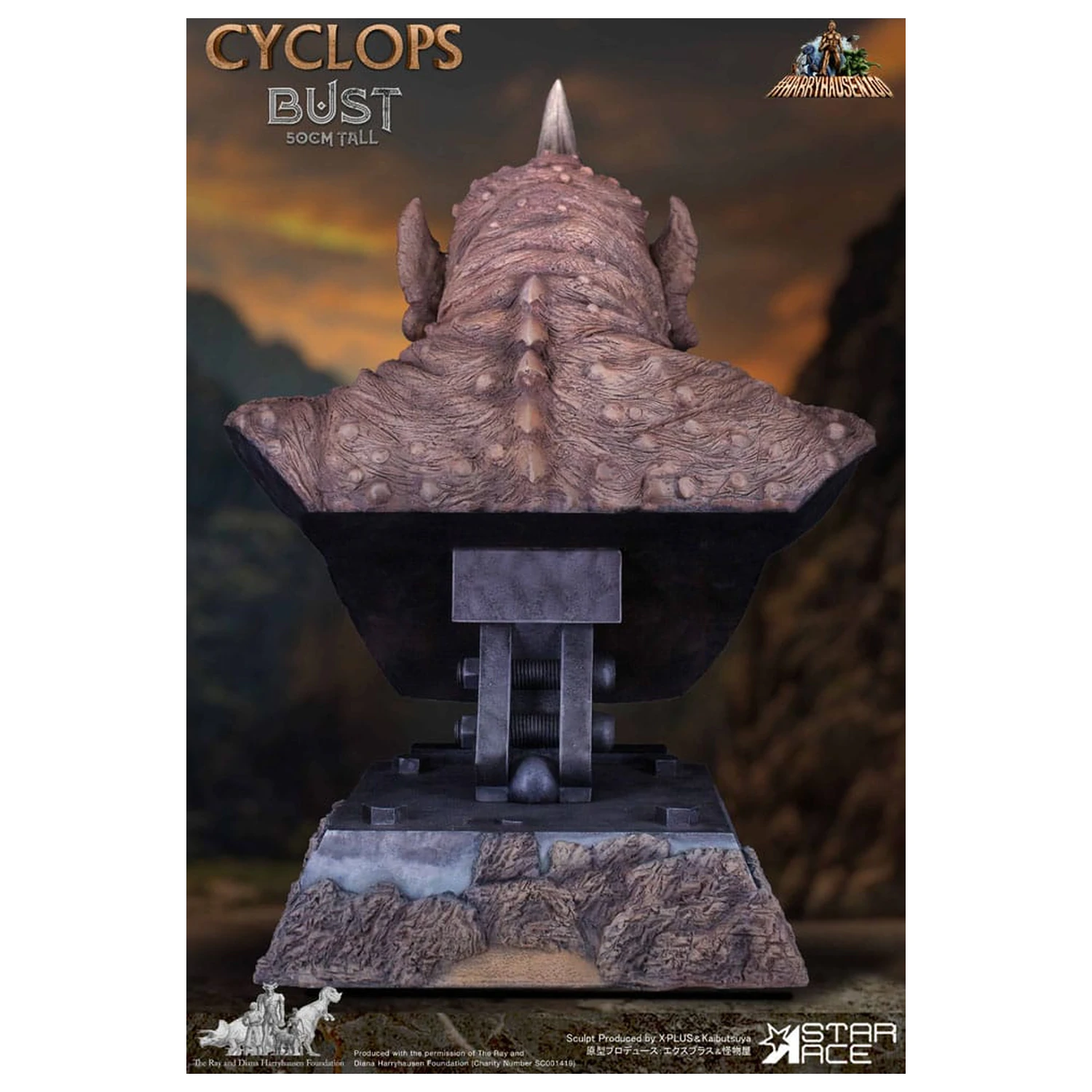 The 7th Voyage of Sinbad Bust Ray Harryhausen's Cyclops 50 cm poza produsului