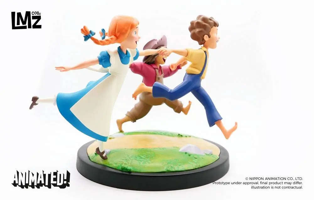 The Adventures of Tom Sawyer Animated! Statuie Tom, Huck & Becky 23 cm poza produsului