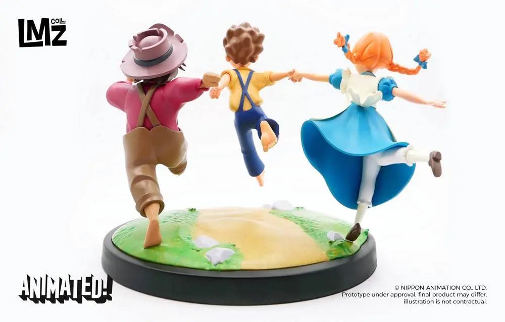 The Adventures of Tom Sawyer Animated! Statuie Tom, Huck & Becky 23 cm poza produsului