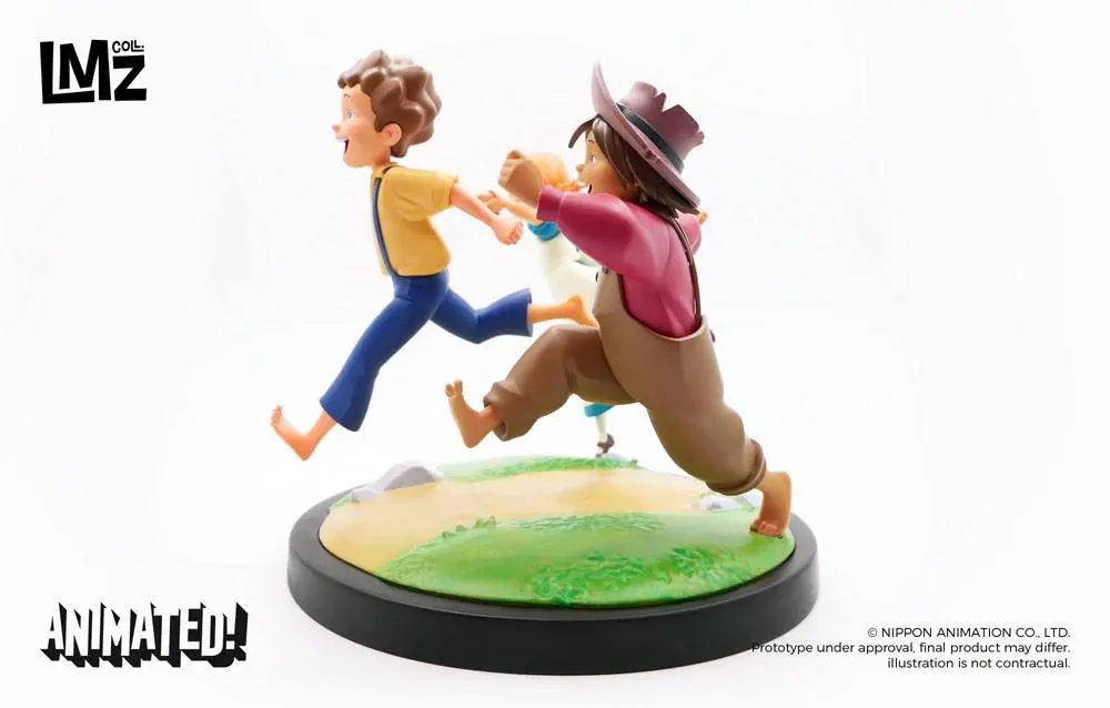 The Adventures of Tom Sawyer Animated! Statuie Tom, Huck & Becky 23 cm poza produsului
