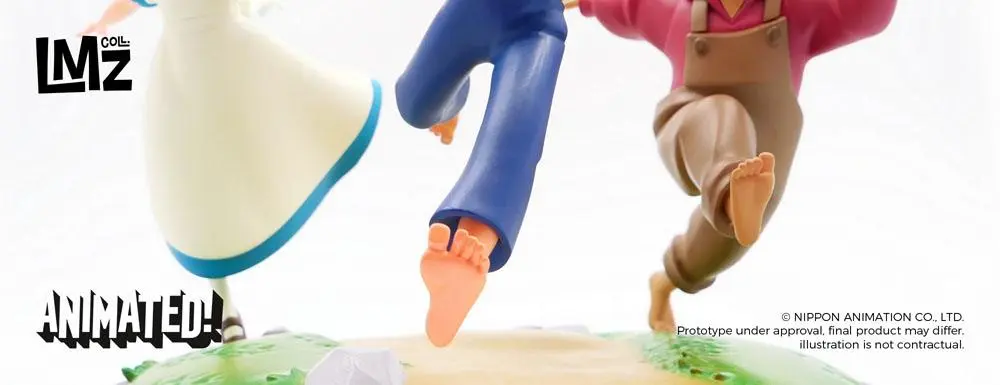 The Adventures of Tom Sawyer Animated! Statuie Tom, Huck & Becky 23 cm poza produsului